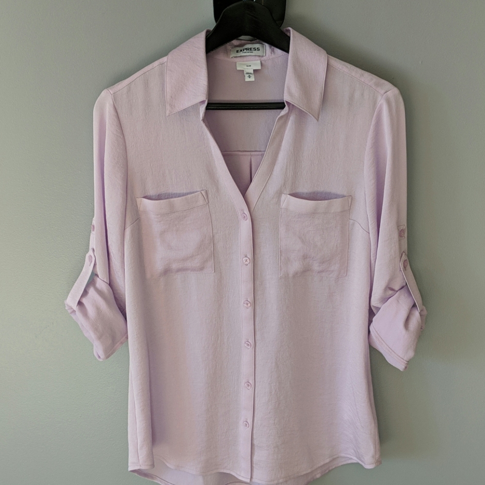 Express Slim Fit Portofino Shirt